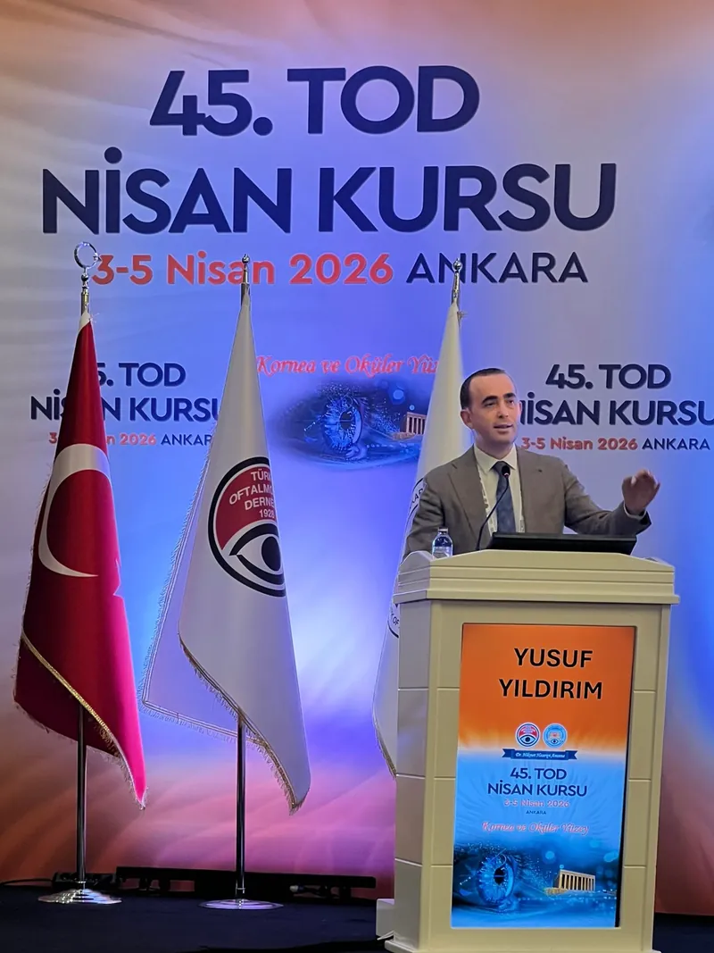 45. TOD Nisan Kursu'nda Ankara'da konuşma yapan Prof. Dr. Yusuf Yıldırım.